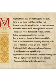 Sonnet 130 (William Shakespeare)