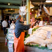 Fish Throwing Pike Place Market