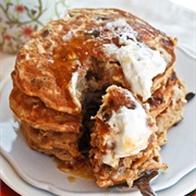 Oatmeal Raisin Pancakes