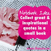 Make a Notebook for My Favourite Quotes