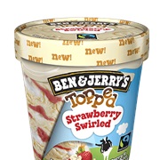 Ben & Jerry's Strawberry Swirled