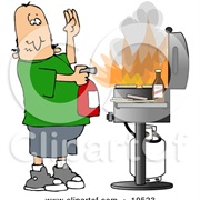 Put Out a Grill Fire
