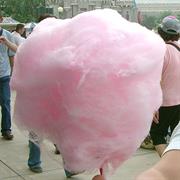 Eating Candy Floss