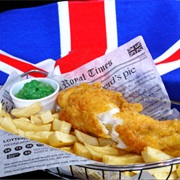 Eat Fish and Chips in England