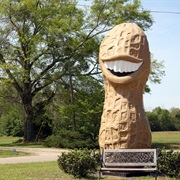 Jimmy Carter Peanut of Plains Statue