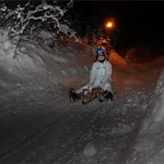 Night Sledding