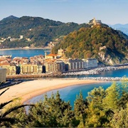 La Concha Beach, San Sebastian, Spain