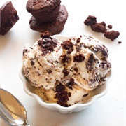 Vanilla Caramel Brownie Ice Cream