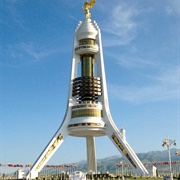Neutrality Arch, Ashgabat, Turkmenistan