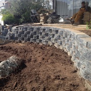 Built a Retaining Wall