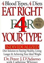Eat Right 4 Your Type (Dr.Peter J. D&#39;Adamo)