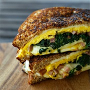 Spinach Grilled Cheese Sandwich