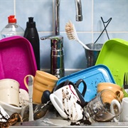 Not Offering to Help Clean Up After Dinner