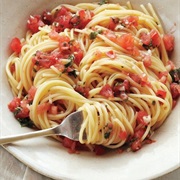 Oil and Tomato Noodles