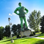 Green Giant Statue Park