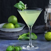Basil Vodka Gimlet