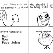 Done Homework on a Friday Night