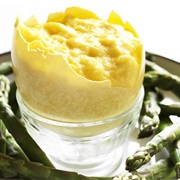 Rhea Egg and Asparagus