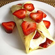 Strawberry Crépe