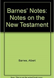 Barne's Notes on the New Testament (Albert Barnes)