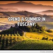 Spend a Summer in Tuscany