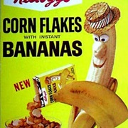 Corn Flakes With Instant Bananas