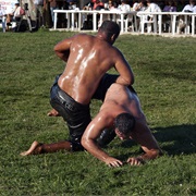 Oil Wrestling