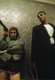 Natalie Portman and Jean Reno in Léon (1994)