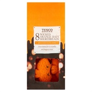 Orange Chocolate Chip Shortbread Bats