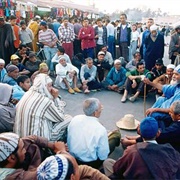 Jemaa El-Fna Square in Marrakesh, Morroco