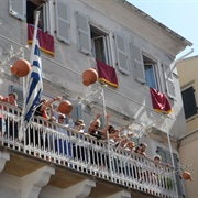Pot Throwing Ceremony - Corfu, Greece
