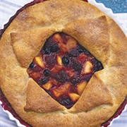 Deep-Dish Peach and Berry Pie