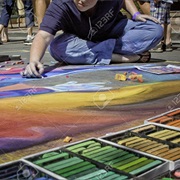 Sidewalk Chalk Art