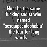 Sesquipedalophobia