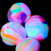 Selfmade Glow in the Darc Bouncy Balls