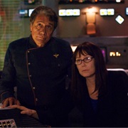 Will Adama and Laura Roslin, "Battlestar Galactica"