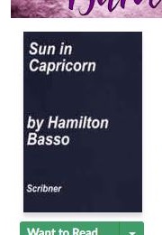 Sun in Capricorn (Hamilton Basso)