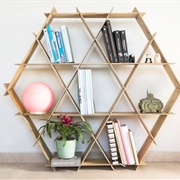 Geometric Bookshelf