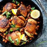 Harissa Chicken and Chickpeas