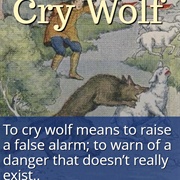To Cry Wolf