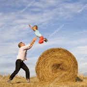 Hay Ball Jumping