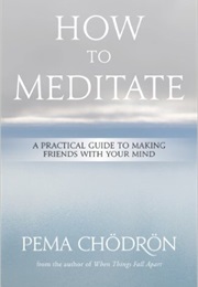 How to Meditate (Pema Chodron)