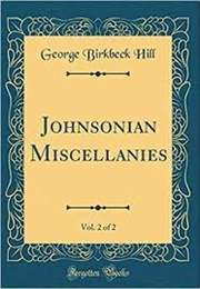 Johnsonian Miscellanies (George Hill Birkbeck)