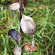 Rain Chain Out of Spoons