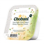 Chobani Less Sugar Greek Yogurt Honey Pistachio
