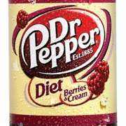 Diet Dr. Pepper Berries and Cream