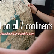 Step Foot on All 7 Continents