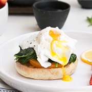 Poached Guinea Fowl Egg