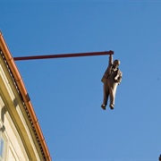 Man Hanging Out, Prague
