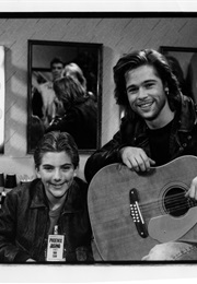 Brad Pitt and Jeremy Miller in Growing Pains (1985)